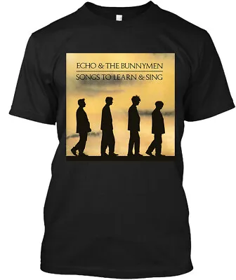 New Popular Echo & The Bunnymen Songs To Learn & Sing English Logo T-Shirt S-4XL • $17.99