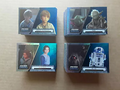 2016 Star Wars Evolution Blue Lightsaber Parallel Pick Your Card Finish Your Set • $3.41