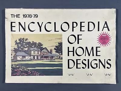 Encyclopedia Of Home Designs  1978-79 Vintage Home Portfolio • $100