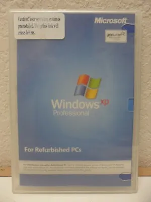 Microsoft Windows XP Professional Edition With SP2 For Refurbished PCs • $24