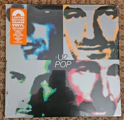 U2 Pop 2LP On ORANGE VINYL New SEALED Limited Edition Slight Cover Creases • $38.98