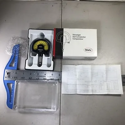 MAHR Federal 4334000 1003 MILLIMESS Mechanical Dial COMPARATOR ±50 μm Range • $224.99