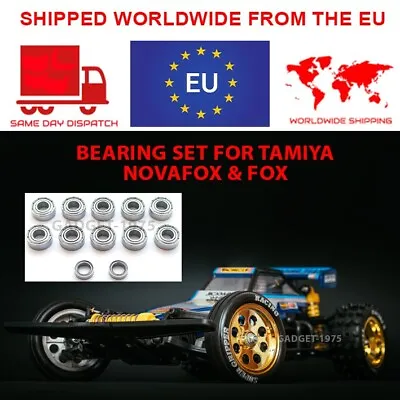 Tamiya Novafox And Fox Compatible Steel Ball Bearing Replacement Kit Upgrade Set • $23.46
