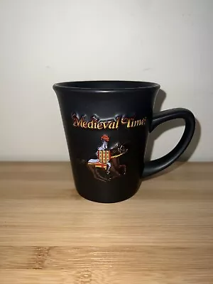 Medieval Times Coffee Cup Mug Black With Knight Horse • $9.97