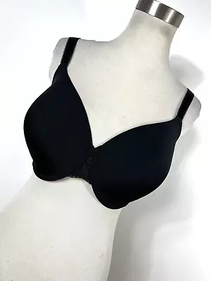 Wacoal 34DDD 34 DDD Bra Black Underwire Lightly Padded Full Coverage 85340 J4 • $19.20