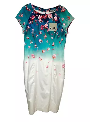 Zac Posen Fiji Poppy Dress Made In USA NWT Size 12 • $64.95