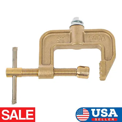 500A Welding Ground Clamp Brass Material G Shape Ground Welding Earth Clamp • $18.68