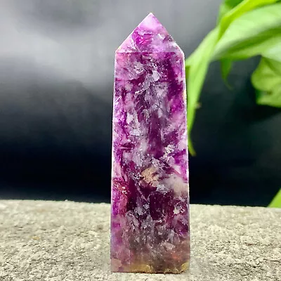 47G Natural Purple Mica Lithium Mica Pointed Stele Specimen • $0.99