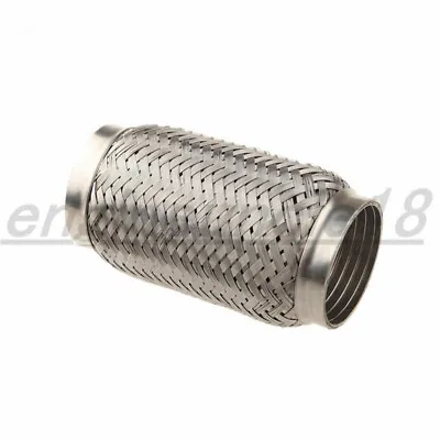 2.5'' ID Exhaust Flex Pipe Bellow Stainless Flexible Joint Coupler 6  Length • $32.75