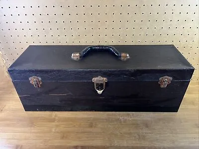 Vintage Kennedy Tackle Box Good Used Condition No Key Empty Cork Lined Storage • $20