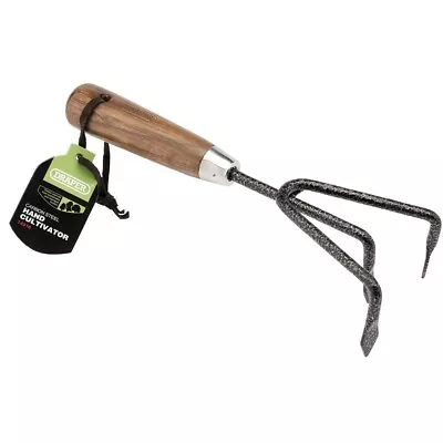 Draper 14316 Carbon Steel Heavy Duty Hand Cultivator With Ash Handle • £7.95