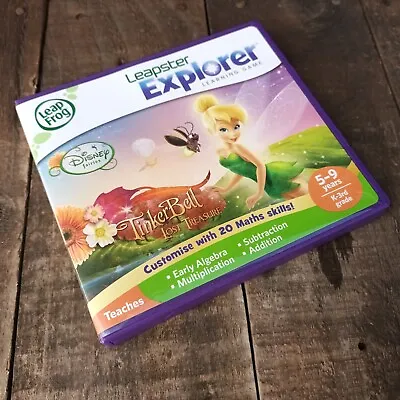 Tinkerbell Lost Treasure - Leapster Explorer Learning Game Maths FREE P&P  • £6.80