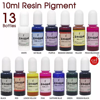 13 Bottles Epoxy UV Resin Coloring Dye Colorant Resin Pigment Art Craft DIY New • $12.99