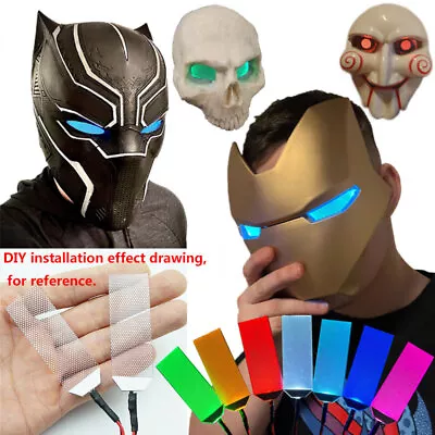 Halloween LED Light Eyes Kits For Superhero Helmet Mask Eye Cosplay Accessories • $14.49