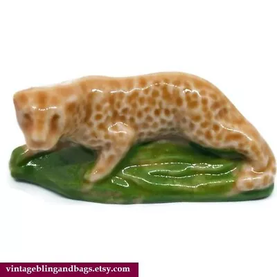 1960s Vintage Leopard Whimsey Wade Whimsey Leopard Ornament Big Cat Ornament  • £8