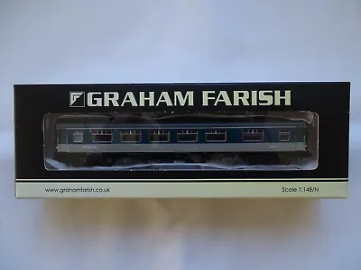 Graham Farish 374-221a Br Mk1 Pullman Fk First Kitchen Grey & Blue N Gauge • £66.50