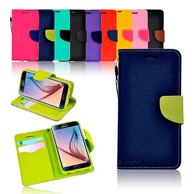 New Diary Wallet Case Cover For Samsung Galaxy S6 & S6 Edge • $6.99