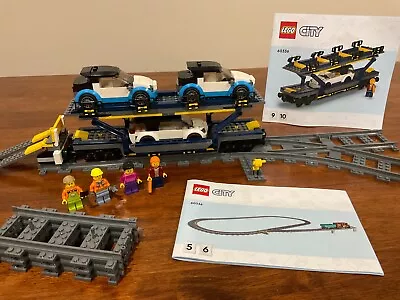 Car Carriage LEGO City Freight Train 60336 Auto Carrier Truck MOC Straight Track • $79.99