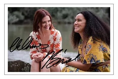 CHARLOTTE CHIMES & GEMMA BIRD MATHESON Signed 6x4 PHOTO Print NEIGHBOURS  • £3.79