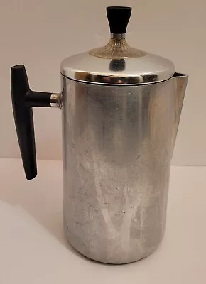 Wear-Ever Aluminum Stovetop Percolator 8 Cup Coffee Pot 968 Used Mid Century  • $26