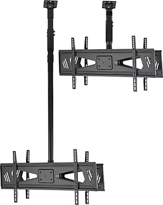 Ceiling Mount For 2 Screens 37” To 70” 2 Sided Height Tilt & Pan • $200