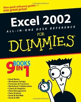 $5.74 • Buy Excel 2002 All-in-One Desk Reference For Dummies® Paperback Greg