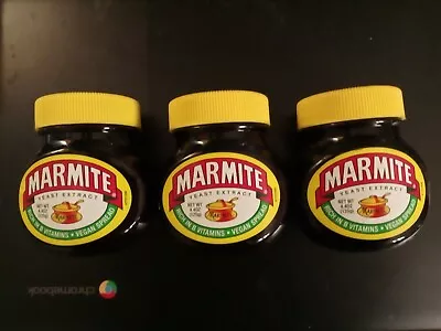 3 Marmite Yeast Extract 4.4 Ounce Bottles Best By Date  1/2024 • $14.99