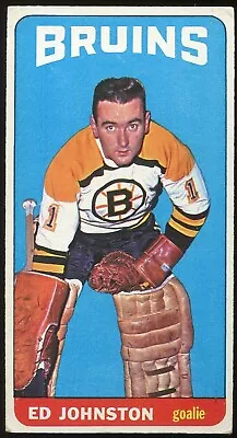 1964-65 Topps Hockey #21 Ed Johnston Boston Bruins • $12.95