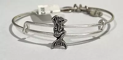 NEW NWT Alex And Ani Mermaid Slider Silver Bracelet W/ Card • $9.99