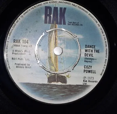 Dance With The Devil - Cozy Powell 7  Vinyl Single In VGC  • £3.99