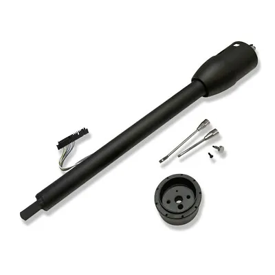 For 55-59 Chevy Gm Hot Rod 30  Tilt Manual Mt Steering Column Floor Shift Black • $183.99