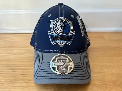 Dallas Mavericks 2011 NBA Champions Curved Brim Hat Adidas S/M RARE -  NEW • $60