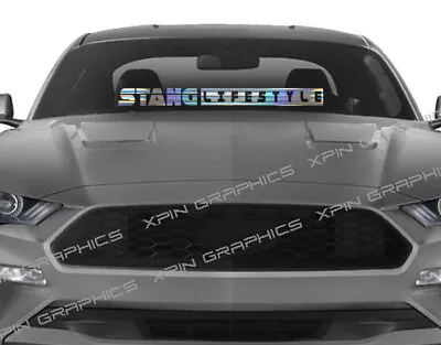 Stang Lifestyle Windshield Banner Sticker HOLO Life Decal Fits Ford Mustang  • $15.99