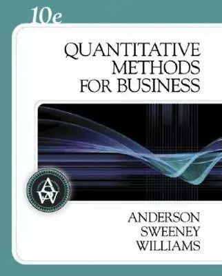 Quantitative Methods For Business; With Crystal- Hardcover 0324312652 Anderson • $8.47