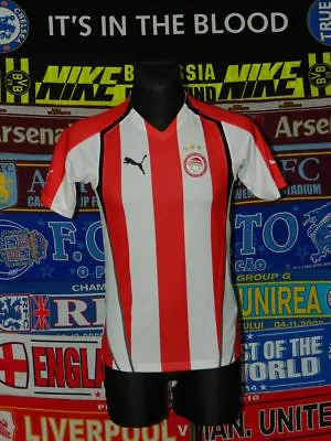 5/5 Olympiacos Adults S 2005 MINT Football Shirt Jersey Trikot Soccer • £28.79