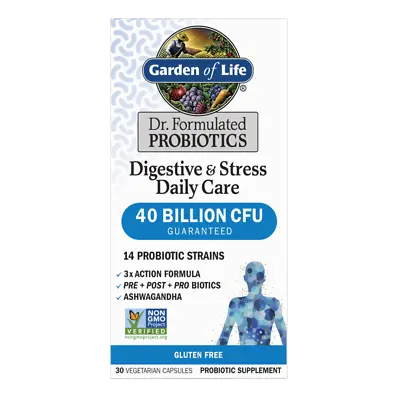 $11 • Buy Garden Of Life  Digestive & Stress Daily Care 30 Ct Exp 2024