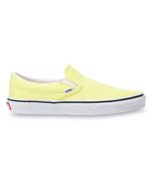 $39.99 • Buy VANS Neon Yellow Lemon Tonic Slip-On Shoes  W8  M6.5 NEW