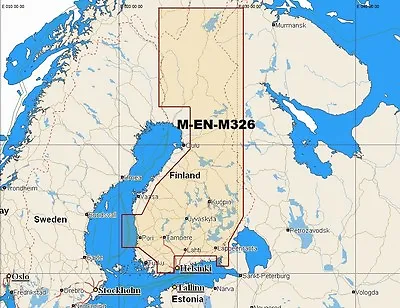 C-Map MAX  M-EN-M326 W9 WIDE AREA CHART Finland Lakes C-CARD • $301.92