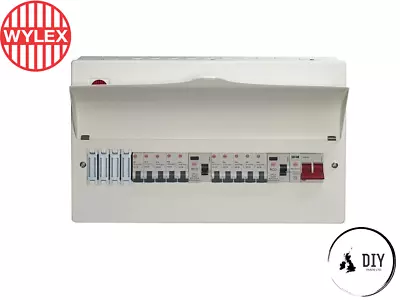 £134.99 • Buy Wylex 14 Way Amendment 3 Metal Clad Dual RCD Board Consumer Unit With SPD Device