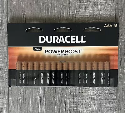 16 Duracell Coppertop Powerboost AAA Batteries • $12.50