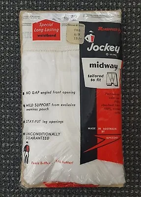 🔶️rare Vintage Men Jockey Midway Briefs Underwear Size 18 36  92cm Speedo Oz #2 • $420