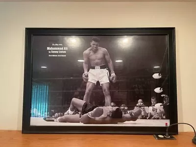 Muhammad Ali Framed Poster - 24x36 - Ali Vs. Sonny Liston • $50