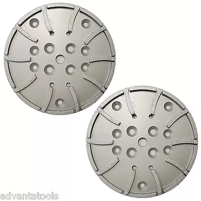 2PK 10” Concrete Grinding Head For EDCO Blastrac Grinders - 20 Seg 50/60 Grit  • $280