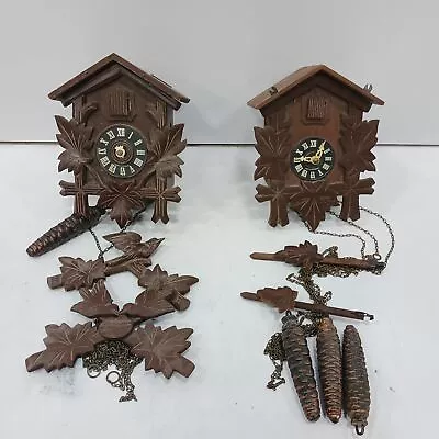 2 Vintage Cuckoo Clocks • $23.50