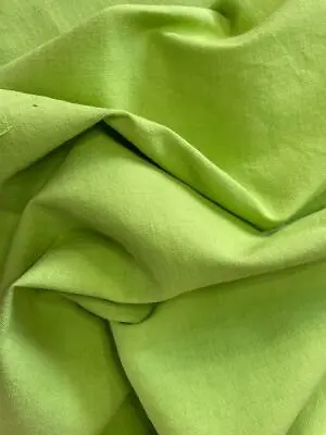 £9.99 • Buy Morceau Vintage French Homespun Linen Metis Fabric 55 X 99 Cms Crafts Lime Green