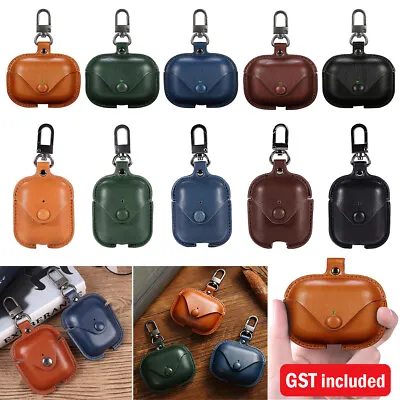 Luxury Leather Shockproof Case Cover For Apple Airpods Pro/Pro 2 Generation 2/3 • $5.50
