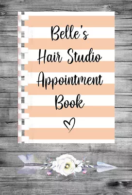 £9.95 • Buy Personalised A4 Appointment Book/Diary - Beauty - Makeup - Stylist - BP25