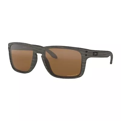 Oakley Holbrook XL Woodgrain Prizm Tungsten Polarized Glasses Sunglasses • £155.26