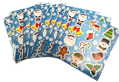 £2.19 • Buy CHRISTMAS Stickers Xmas Sticker Sheets Kids Boys Party Bag Stocking Fillers HEN