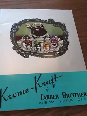 Vtg Krome-Kraft By Farber Brothers New York City Catalog & 1941 Price Guide • $29.99